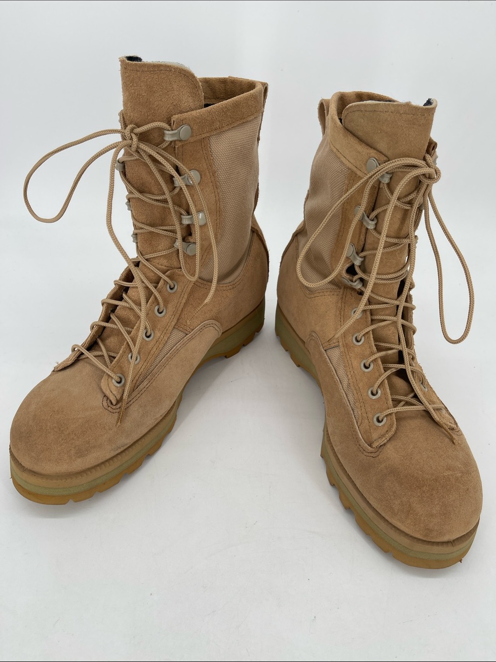 McRae Footwear Combat Tactical Steel Toe Leather Lace-Up Boots Men 9.5W